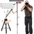 Jmary KP-2264 Professional Aluminium 1.75M Tripod Monopod for All DSLR Cameras (Black)